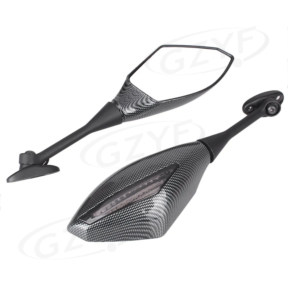 Зеркала заднего вида GZYF для Honda CBR 600RR 2003 2008 1000RR 2004 2005 2006 2007 Светодиодные