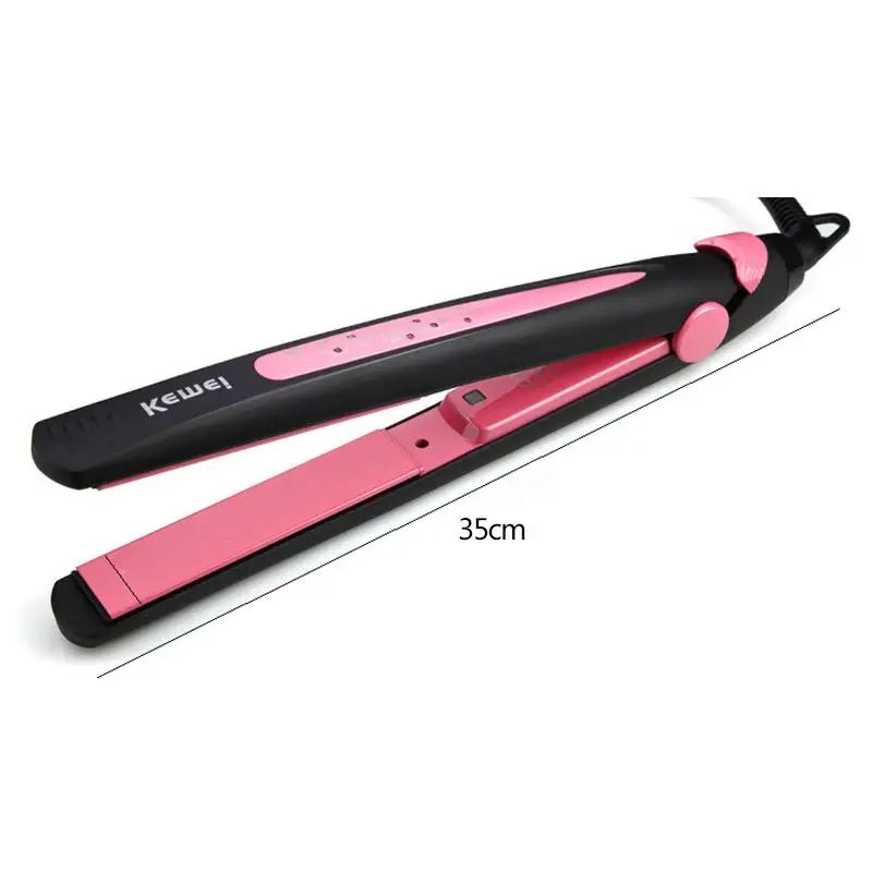 EAS-Kemei KM-2808 Tourmaline Ceramic Hair Straightener Curler Straightening Curling Irons Styling Tools |