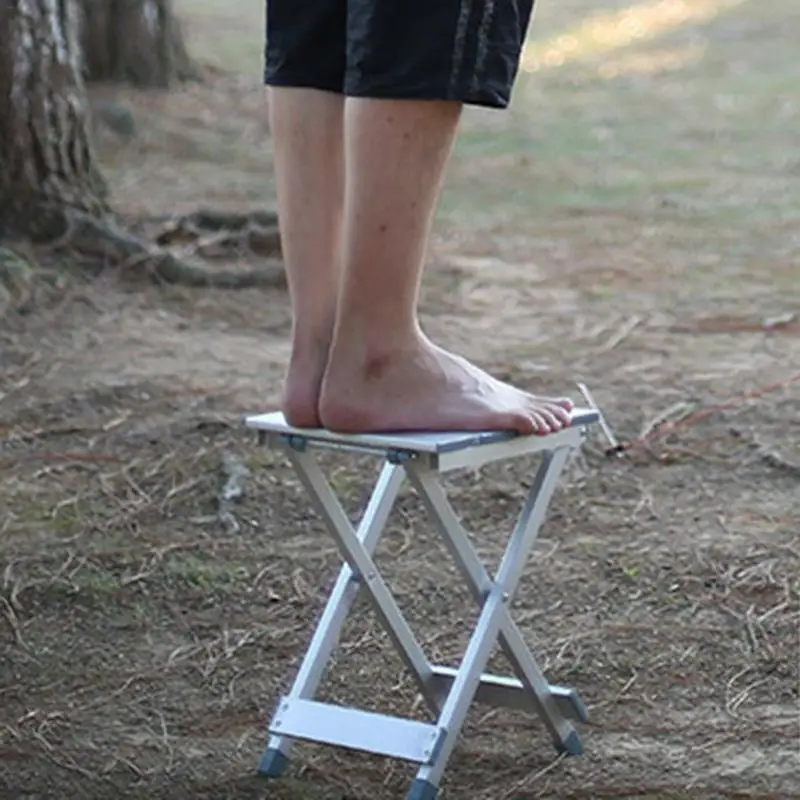 Ссветильник портативный складной стул для улицы из алюминиевого сплава