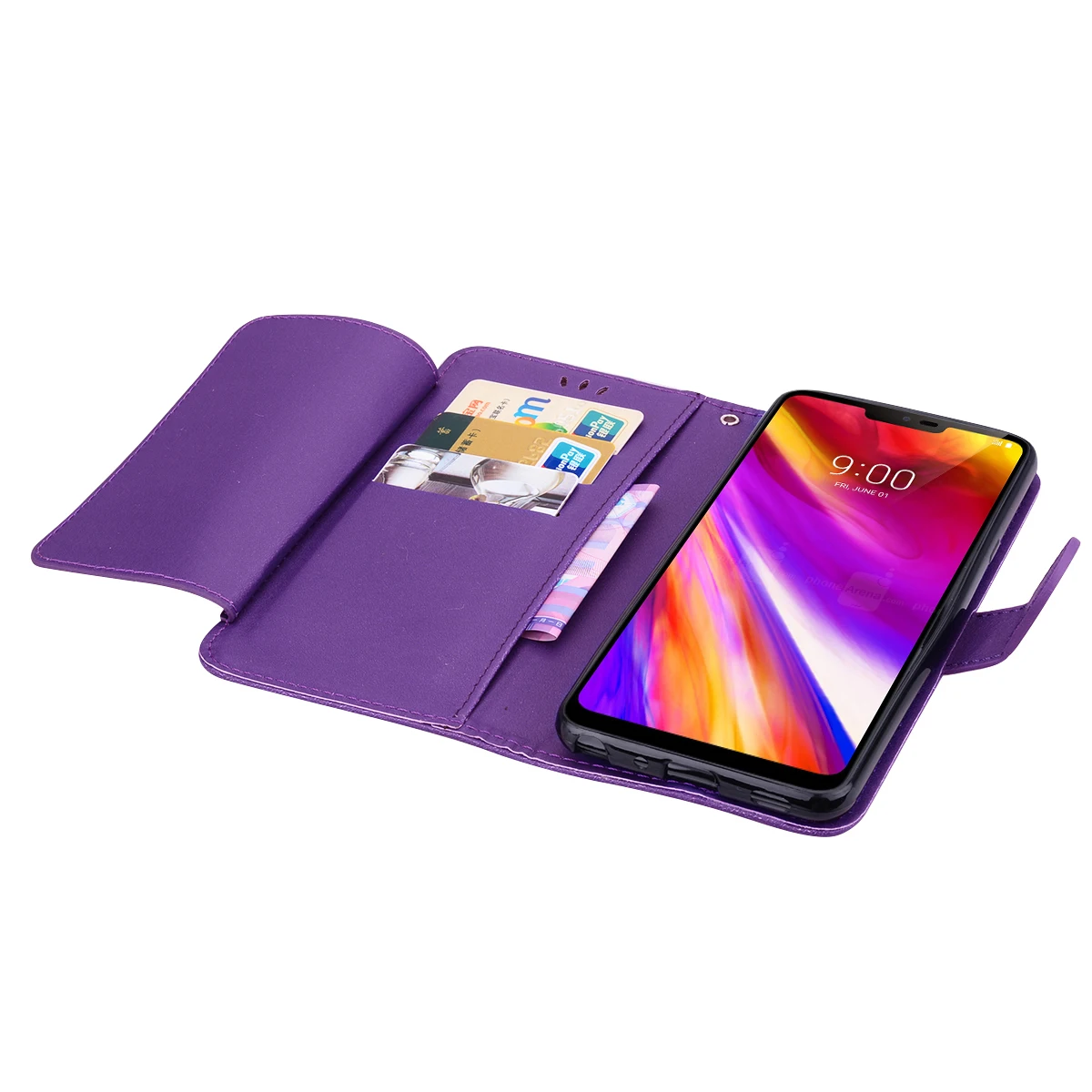 Деловой флип чехол для телефона LG G7 ThinQ искусственная кожа Складная подставка