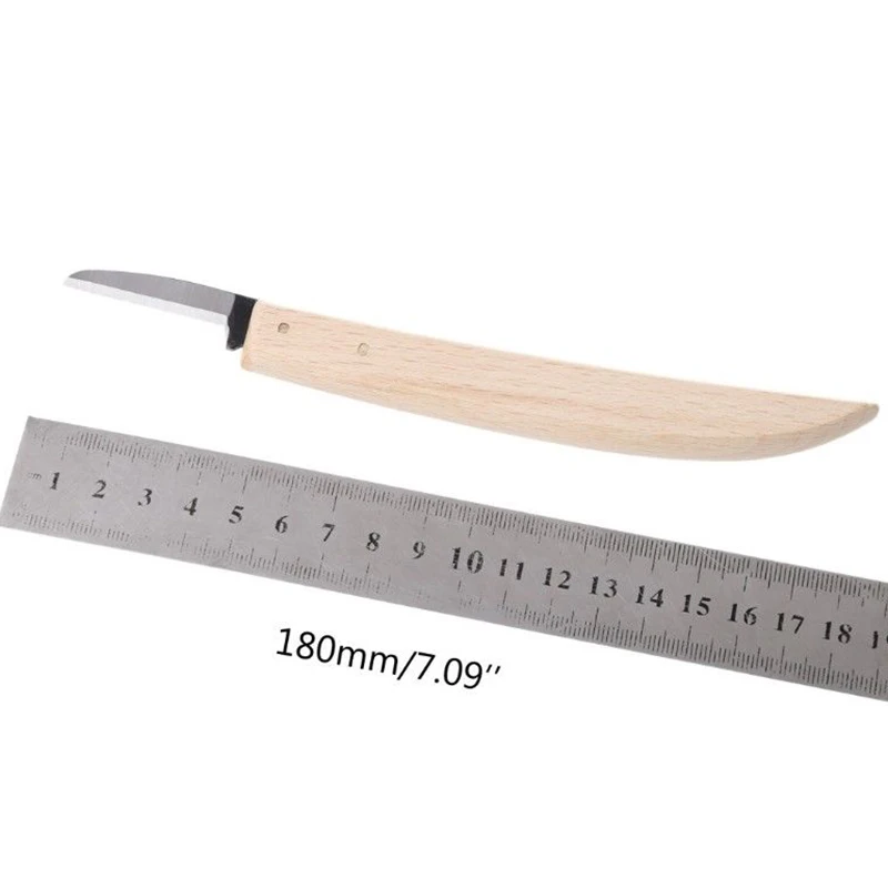 18 см резак из Букового дерева рабочий банан Тип ручки резьба по дереву DIY