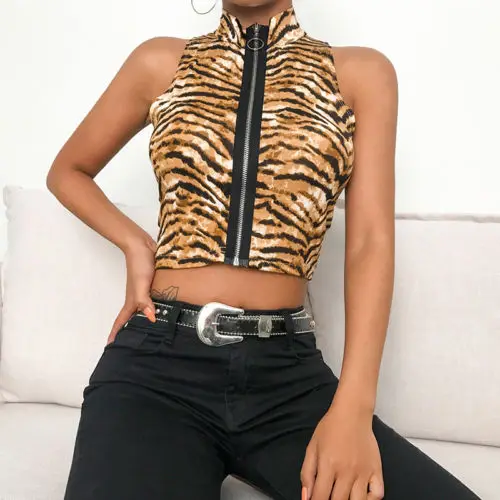 2019 Camisole без рукавов летние новые женские майки модные сексуальные повседневные