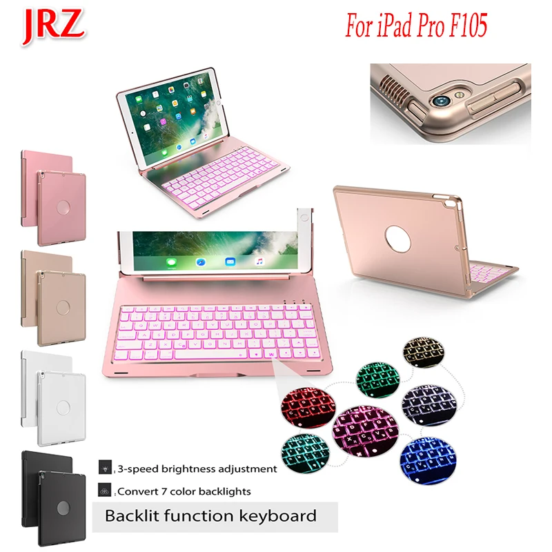 10 5 дюймовый чехол для планшета iPad Pro WiFi Bluetooth клавиатура с красочной подсветкой