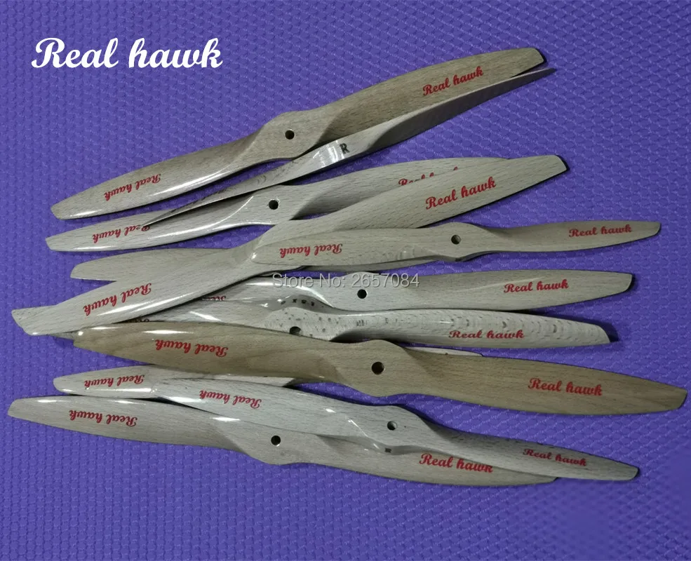 CCW or CW Wooden /beech 19x6/19x8/19x10/19x12 Propeller High Efficiency For Airplane nitro engine free shipping | Игрушки и хобби