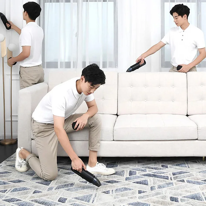 Xiaomi Cleanfly-FVQ портативный беспроводной ручной пылесос 2 в 1 насадка с светодиодный