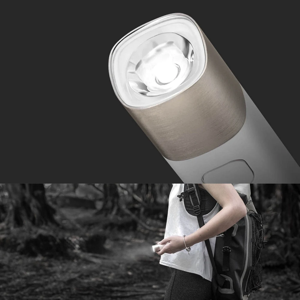 Новинка 2 в 1 3000 мА/ч Мощность банк SOLOVE X3 Электрический фонарь USB Перезаряжаемые