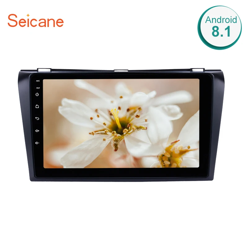 Seicane Navi автомобиля радио Android 9 0 HD &quotgps 2Din 4 х ядерный 1024*600 для Mazda 3 2004 2005 2006 2007 2008 2009