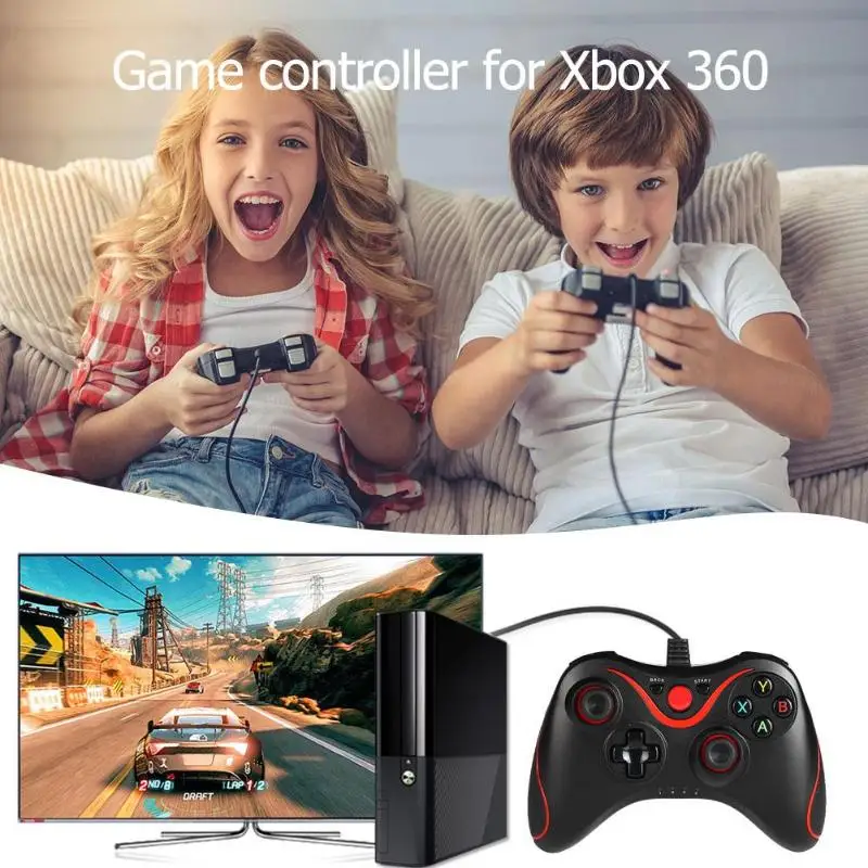 VODOOL USB проводной игровой контроллер джойпад геймпад для Microsoft Xbox 360 Slim ПК Windows