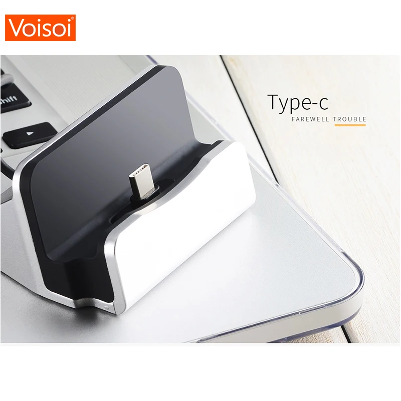 Зарядное устройство для мобильного телефона база Micro usb type C Синхронизация