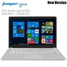 Джемпер EZbook S4 ноутбук 8 Гб Оперативная память 256 ГБ SSD 14 0 дюйма Windows