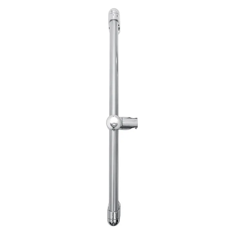 

61cm Stainless Steel Chrome Shower Riser Rail Set Adjustable Shower Sliding Bar For Bathroom Shower Head Holder Riser Bracket
