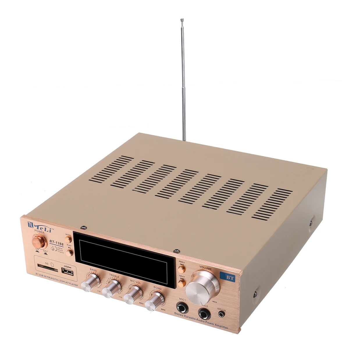 800 Вт HIFI bluetooth 2 канала домашнего Мощность стерео усилитель караоке цифровой FM радио USB SD bluetooth стерео усилитель Проекторы для домашнего кинотеатра