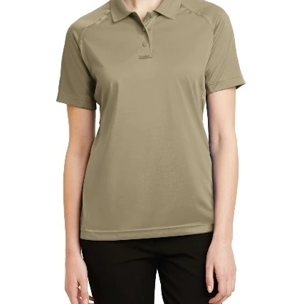 CornerStone CS411 Ladies Select Snag-Proof Tactical Polo T-Shirt Tan - Large |
