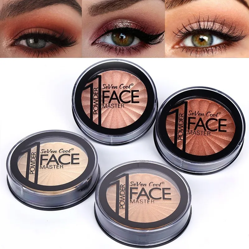 Blueness 1 шт. ПАЛИТРА Shimmer осветитель Выделите мейкап контура лица sleek шелковистая