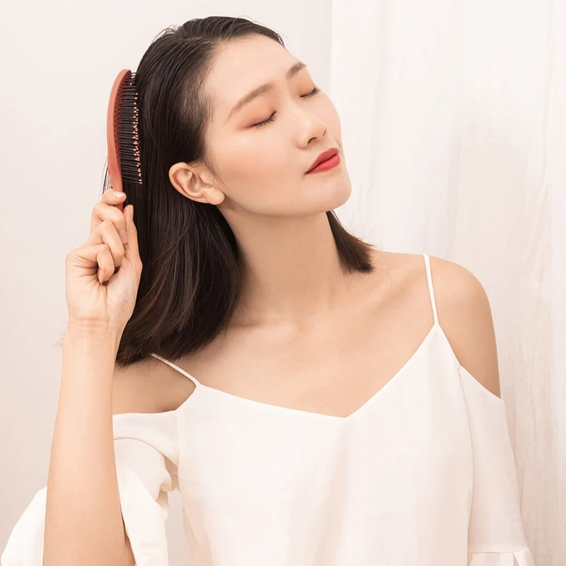 Новый Xiaomi MIjia Youpin Расслабляющая эластичная Массажная расческа для памяти двойной