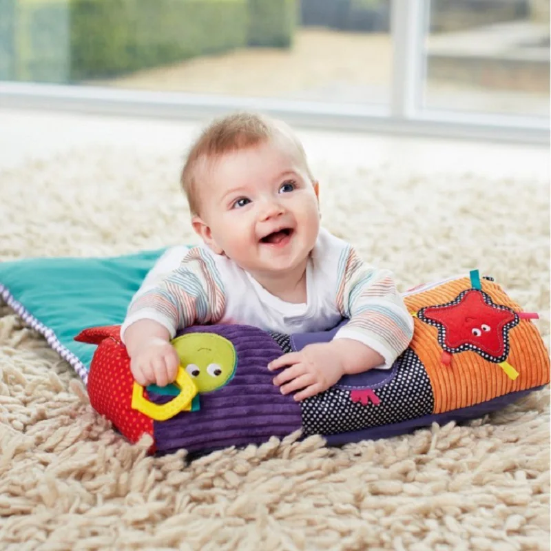 Cotton Soft Mats Crawling Rug Infant Carpet Pad Kids Game Toy Folding Blanket As Pillow With Molar Rod Unisex Baby |