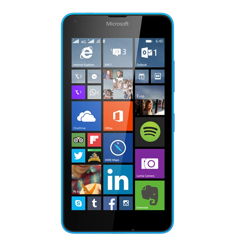 Оригинальный Nokia microsoft Lumia 640 сотовый телефон разблокирована 8MP камера 8 ГБ