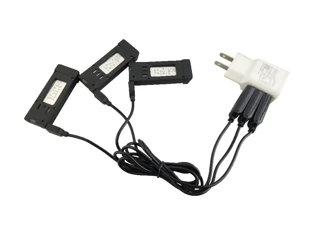 LeadingStar от 1 до 3 зарядное устройство комбинированное с 7 В 500 мАч Lipo батарея USB