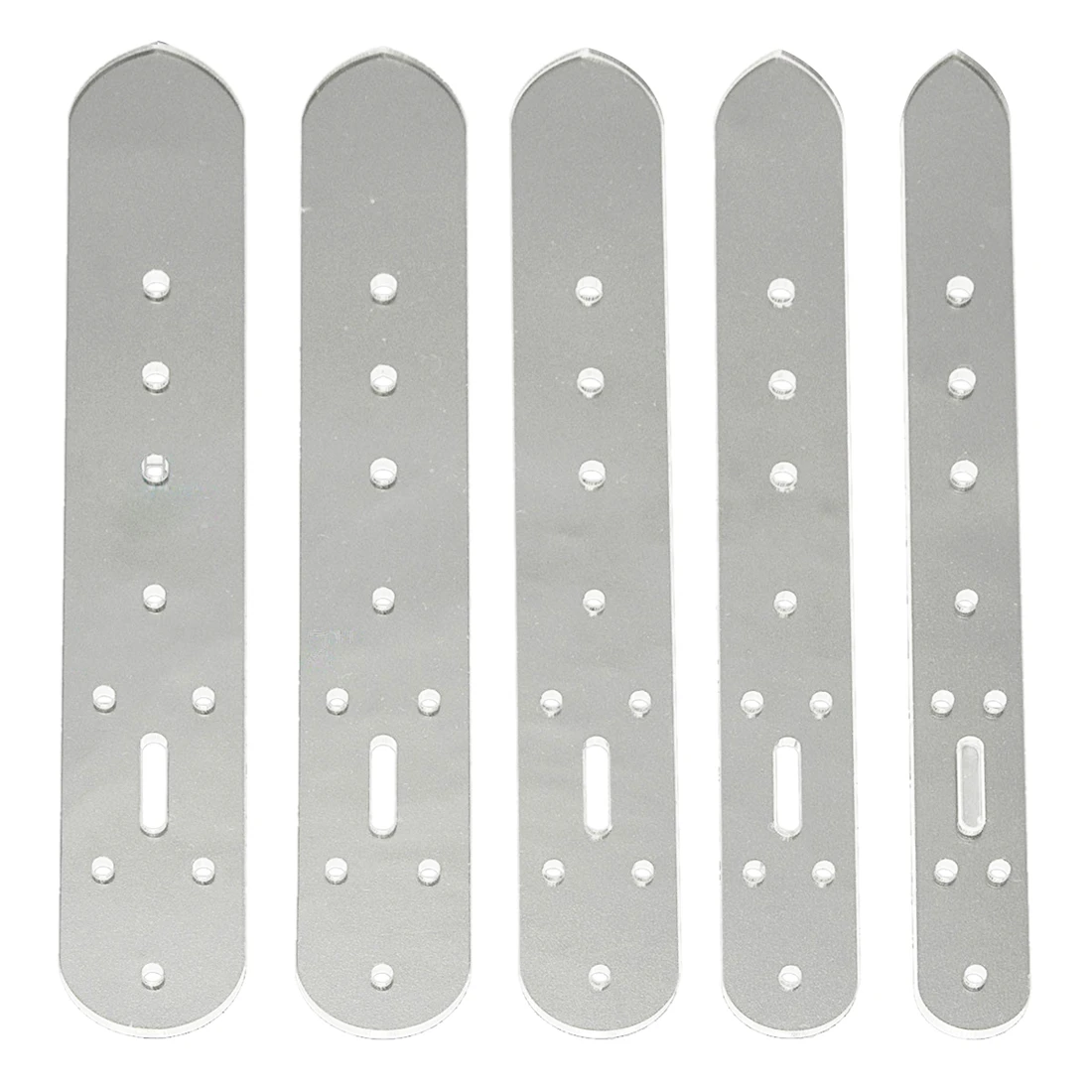 

5Pcs Set Acrylic Leather Belt Buckle Head End Templates Stencil Tool