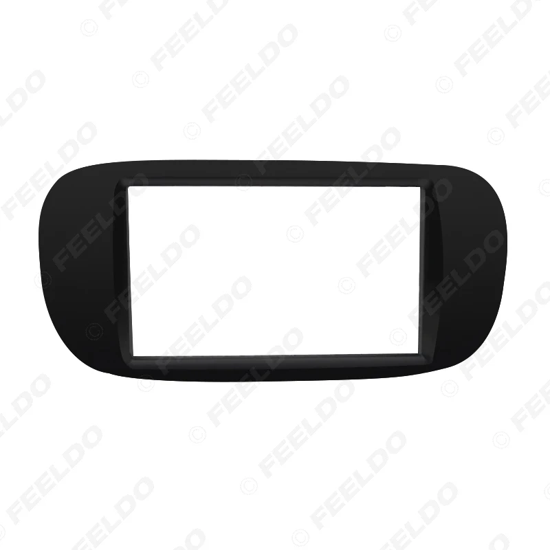 Автомагнитола FEELDO 2DIN панель Fascia рамка для FIAT 500 2007 2015 стерео лицевая комплект