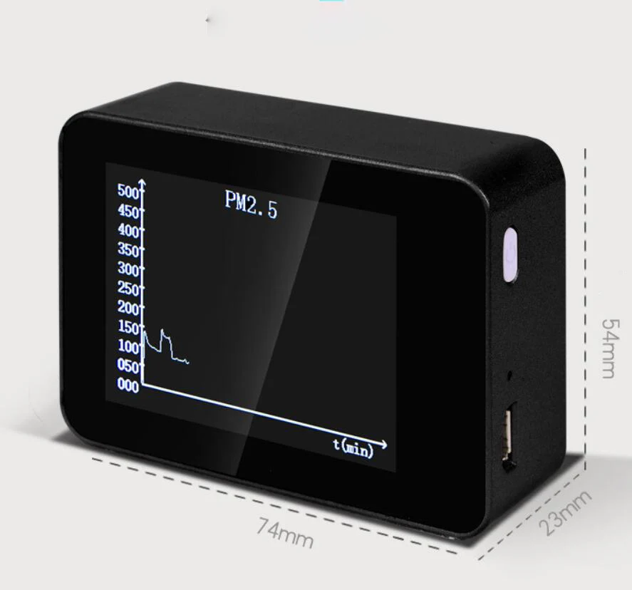 Цифровой монитор качества воздуха лазерный PM2.5 детектор тестер газовый монитор/анализатор газа/измеритель температуры и влажности диагностический инструмент