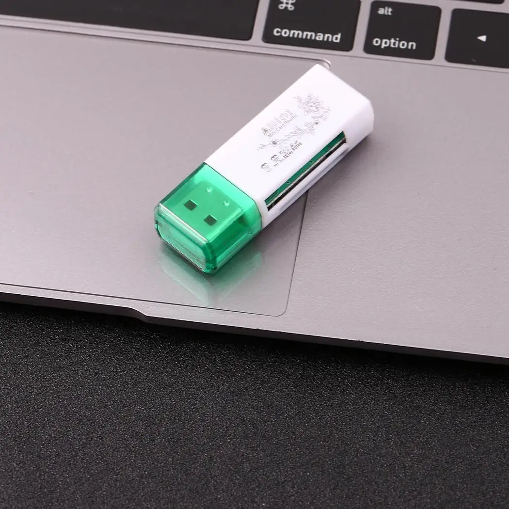 4 в 1 Мульти устройство чтения карт памяти USB2.0 общего назначения SD TF MS внешний
