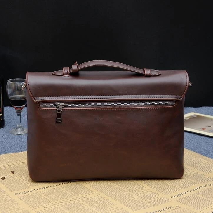 Мода 2017 г. из натуральной кожи Для мужчин Портфели коровьей Мужчин's Курьерские