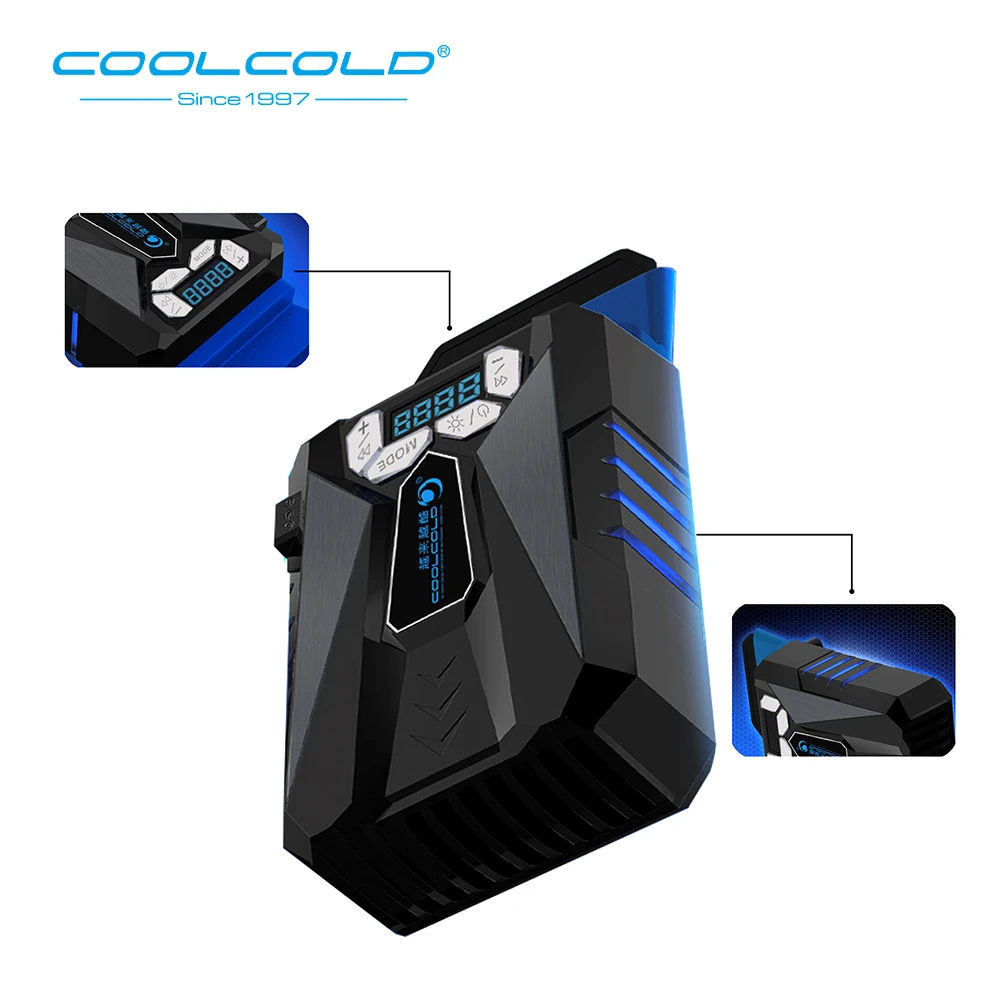 Мини кулер COOLCOLD для ноутбуков вакуумный охлаждающий вентилятор USB удаления