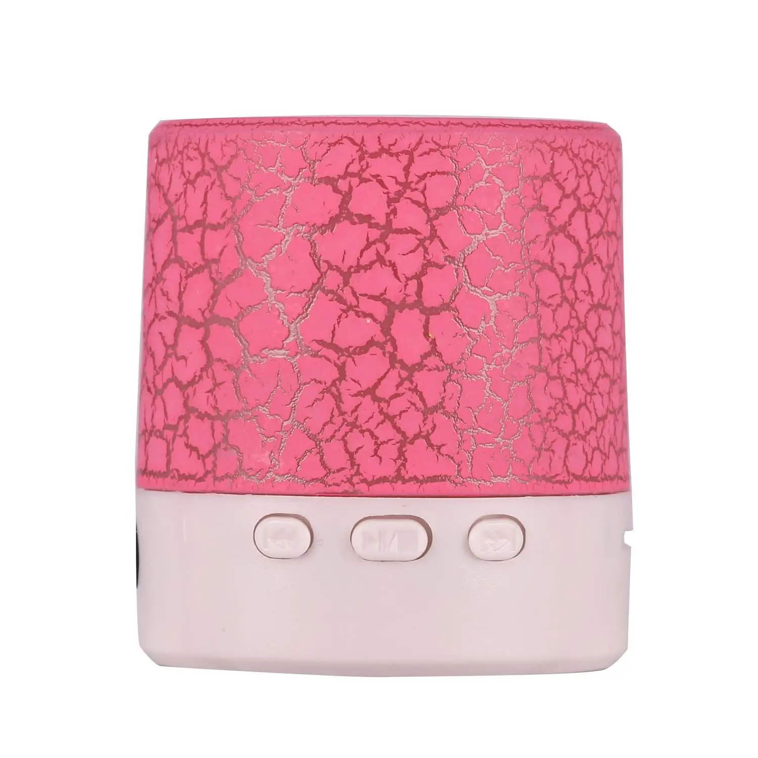 Трещины светодиодный портативный беспроводные портативные колонки с 1 динамиком