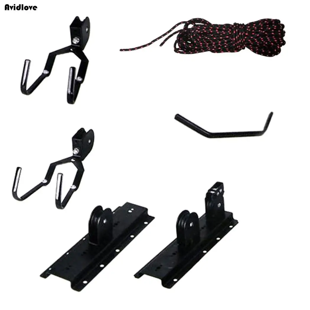 Wall Mount Bicycle Storage Hook Ceiling Hanger Bike Lift HoistEffortless raising and lowering of your bike | Спорт и развлечения