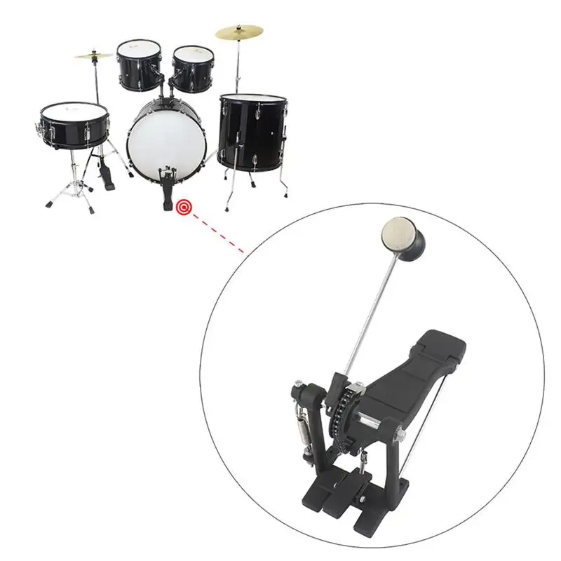 Stainless Steel Handle Felt M2 Lightweight Bass Drum Pedal Beater Percussion Instrument Accessories | Спорт и развлечения