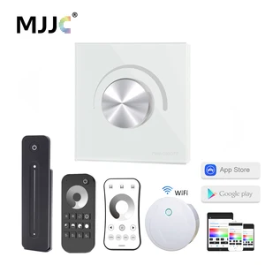 Вращающийся Диммер для Светодиодный ных ламп, беспроводной диммер с дистанционным управлением, 220 В, 230 В, 110 В переменного тока, 2,4G