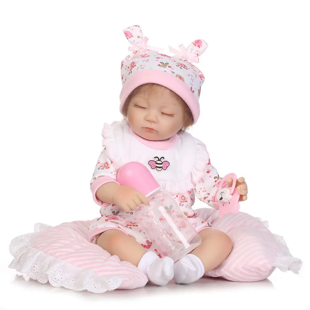 40 см реалистичные куклы Reborn baby Alive полностью силиконовые Bonecas для детей