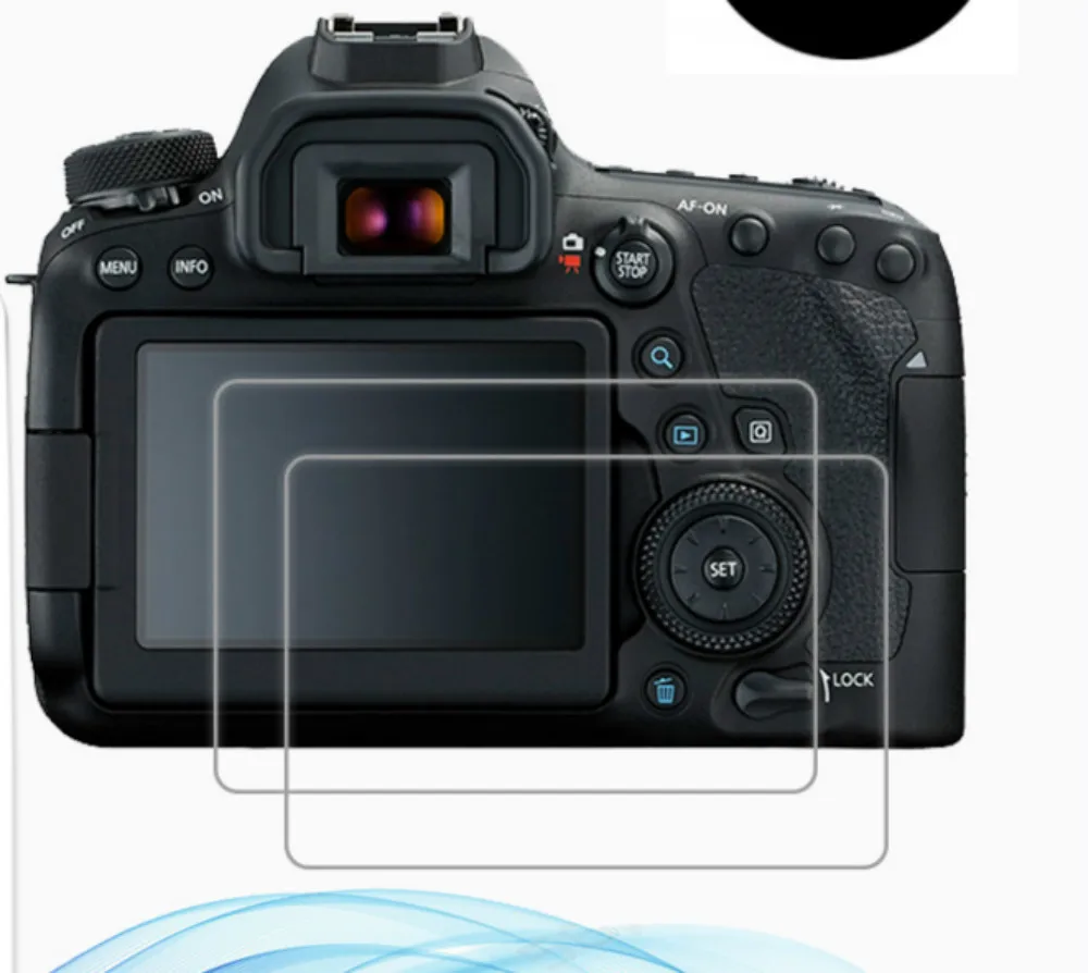 2 упаковки для Canon EOS 6D Mark II MK2 0 3 мм 2.5D 9H прозрачное закаленное стекло Защита экрана