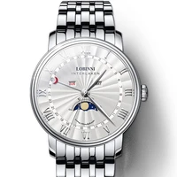 lobinni luxury brand switzerland sapphire waterproof moon phase multi function clock japan miyota quartz mens watches l3603m 3