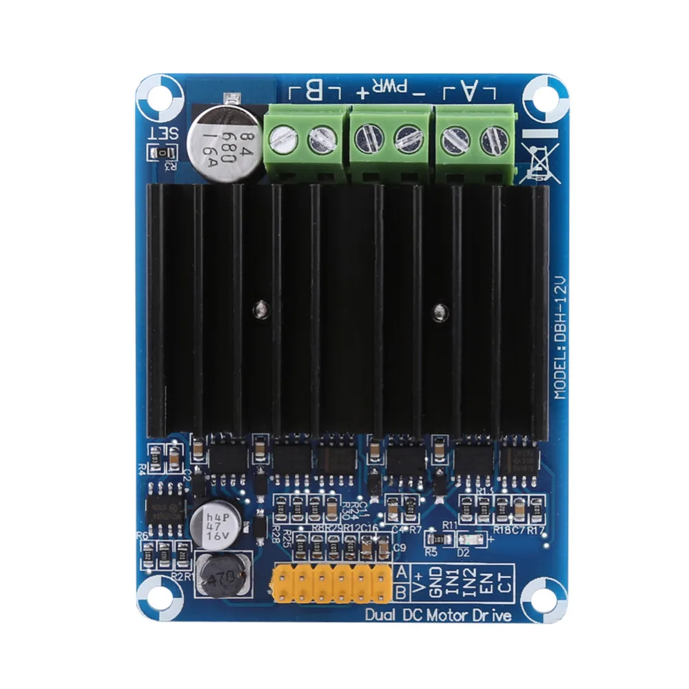 DC5 12V 0A 30A контроллер двигателя двухканального модуля управления мостом H|Драйвер