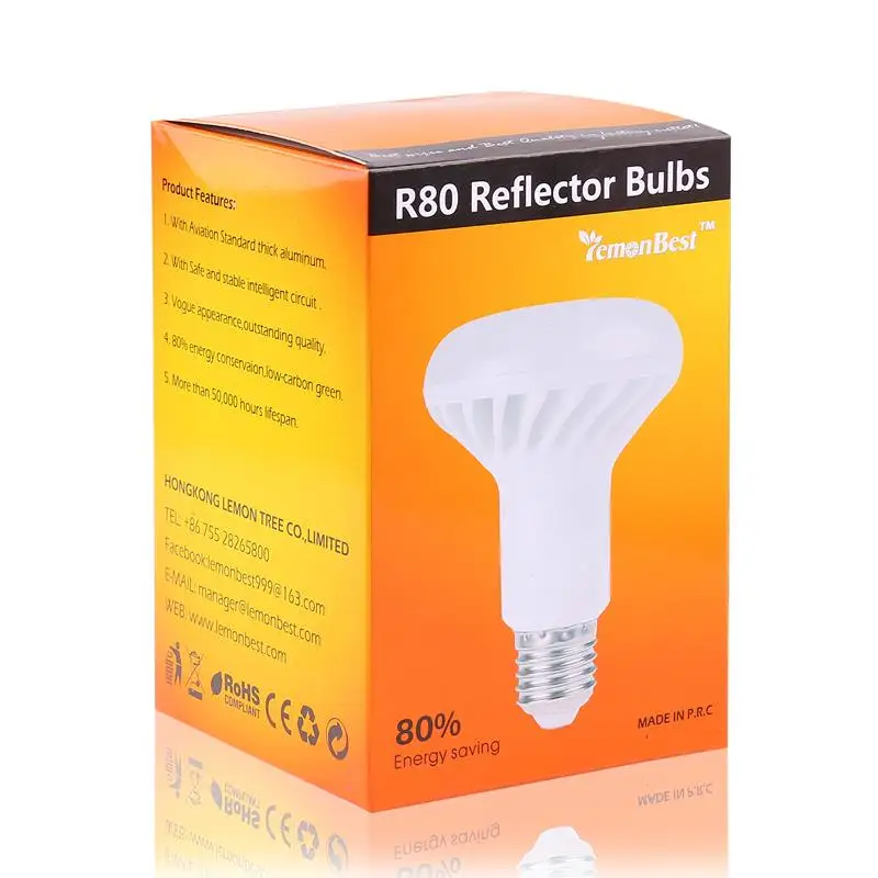 LemonBest E14 E27 светодиодная лампа SMD 5730 R39 R50 R63 R80 5 Вт 7 9 12 Светодиодная точечная AC 220 В 110