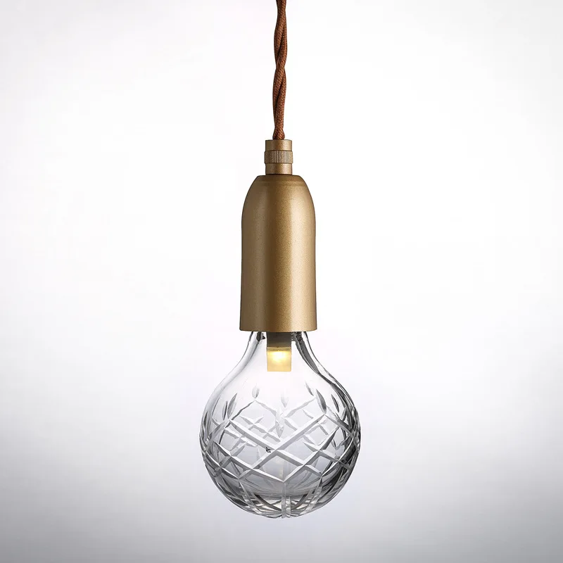 

Gold LED Creative Crystal Creative Pendant Light European-style Luxury LED Lamps Moderm Glass Indoor Lighting Restaurant