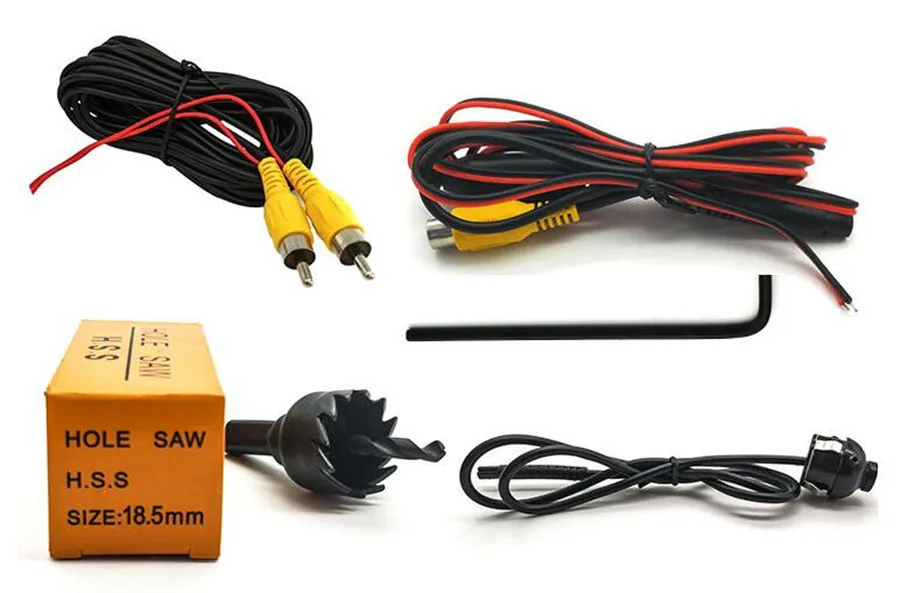 

340 degrees Rotatable CCD Car Camera Front/Side View of The Blind Area Shaped Waterproof