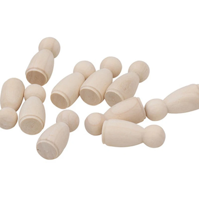 20 шт. строительные деревянные фигурки Высота 35 мм|Поделки из дерева| |