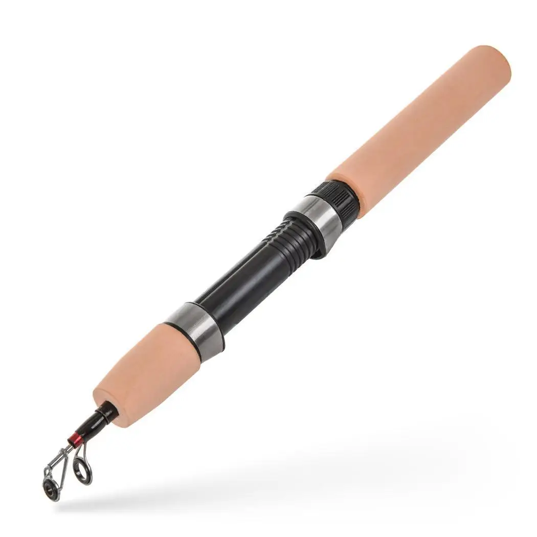 Открытый поток портативный карманный Телескопический Мини-удочка Полюс Ручка