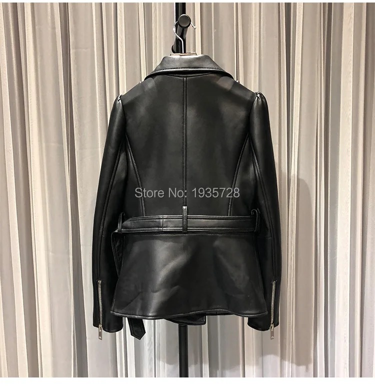 Топ взлетно посадочной полосы моды овечьей кожи Кожаные