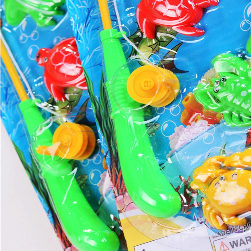 Set Learning Education Magnetic Fishing Playsets Toy Non-electric Plastic Fish And Rod Baby Bath Time Game Gift Funny Gadgets | Игрушки и