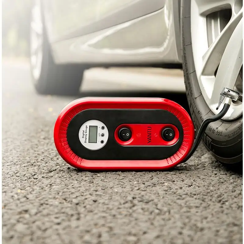12V автомобильный воздушный насос мини портативный Электрический компрессор для