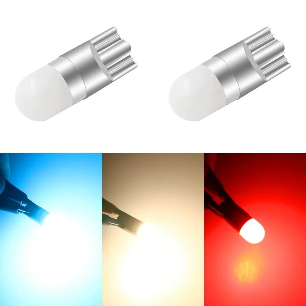 1 шт. автомобильный светильник T10 W5W Led клиновидная лампа 3030 1SMD Авто купольная для
