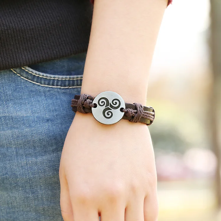 2019 Stylish Men Women Vintage Woven Bracelet Unisex Adjuastable Alloy Bangle For Male Female Gift | Украшения и аксессуары