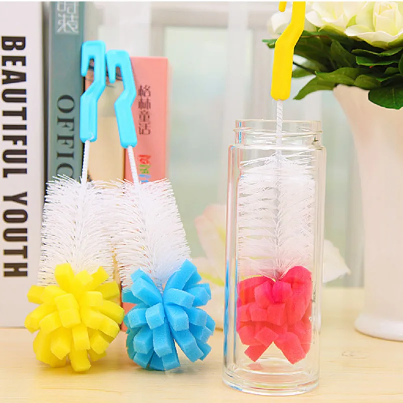 1 шт. чашка щетка для очищения кухни инструмент губка бокалов бутылка кофе чай