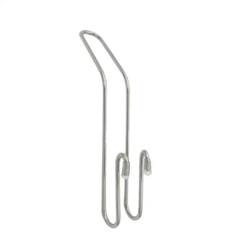 OUNONA 2pcs Multi-function Stainless Steel Metal Car Hooks Creative Chair Back Concealed Seat | Дом и сад