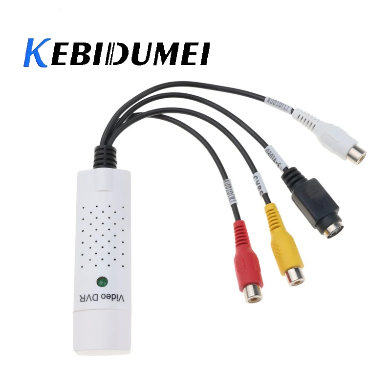 Kebidumei новая USB видеокамера для устройств 2 0 простая в установке Видео ТВ DVD VHS DVR