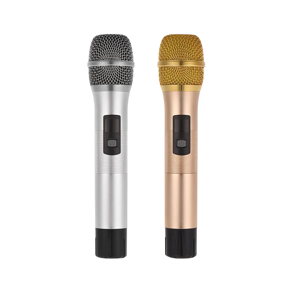 Wireless Handheld Microphone with 2 Cordless Mics Receiver Box Professional 25 Channels UHF Band Wire-Free Mic Kit | Спорт и